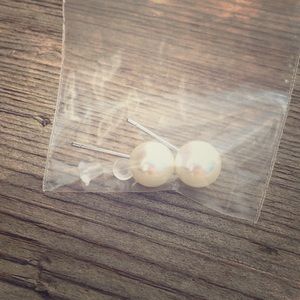 Pearl Stud Earrings